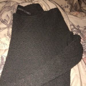 Rubbish short grey sweater